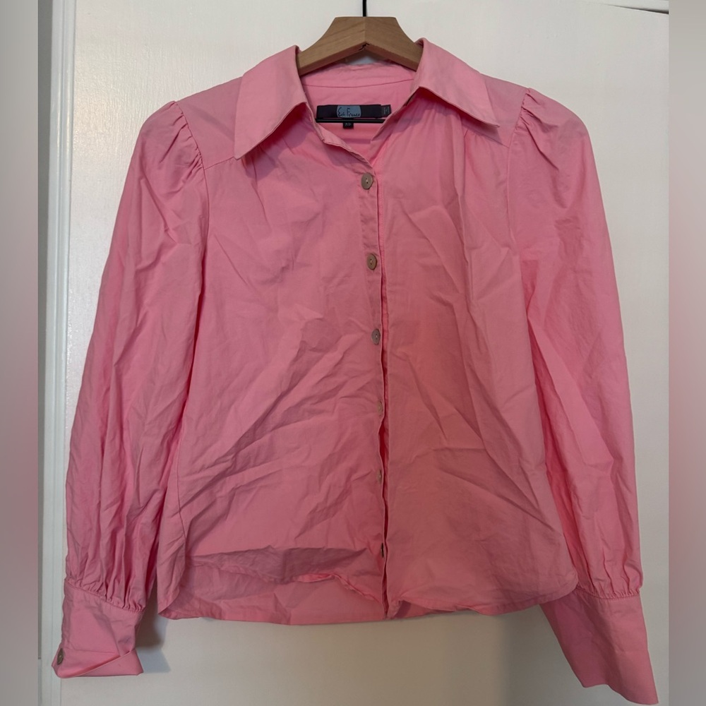 Eva Franco Pink Button-Down Shirt